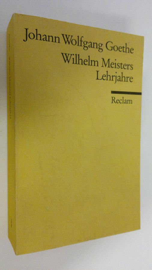 Johann Wolfgang Goethe : Wilhelm Meisters Lehrjahre