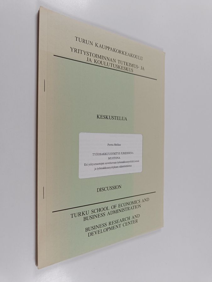 Työosakkuusyritys juridisena muotona