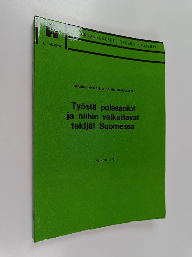 Työstä poissaolot ja niihin vaikuttavat tekijät Suomessa