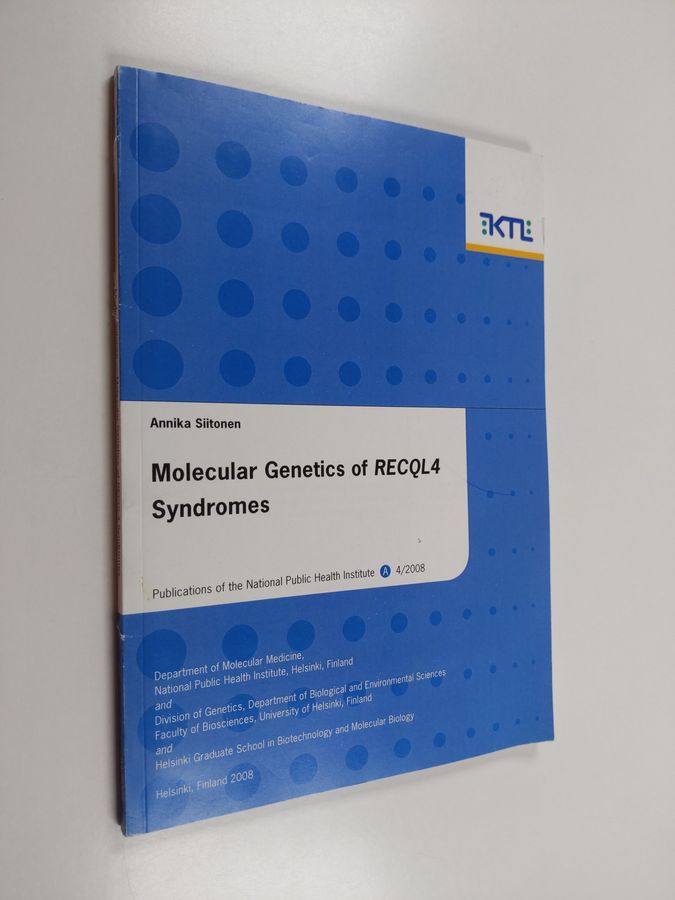 Molecular genetics of RECQL4 syndromes