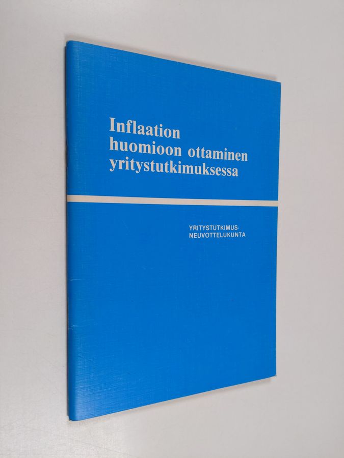 Inflaation huomioon ottaminen yritystutkimuksessa