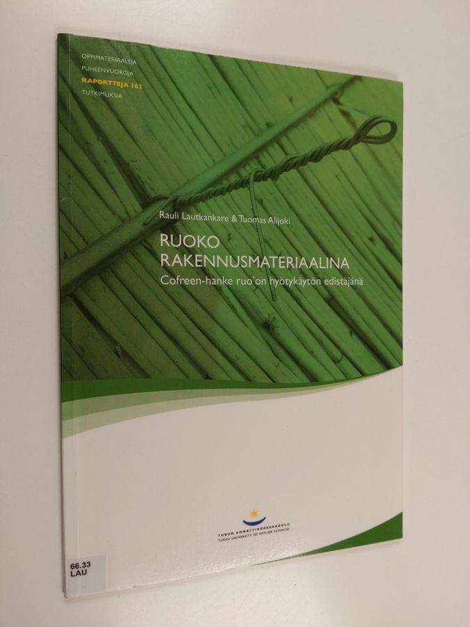 Ruoko rakennusmateriaalina