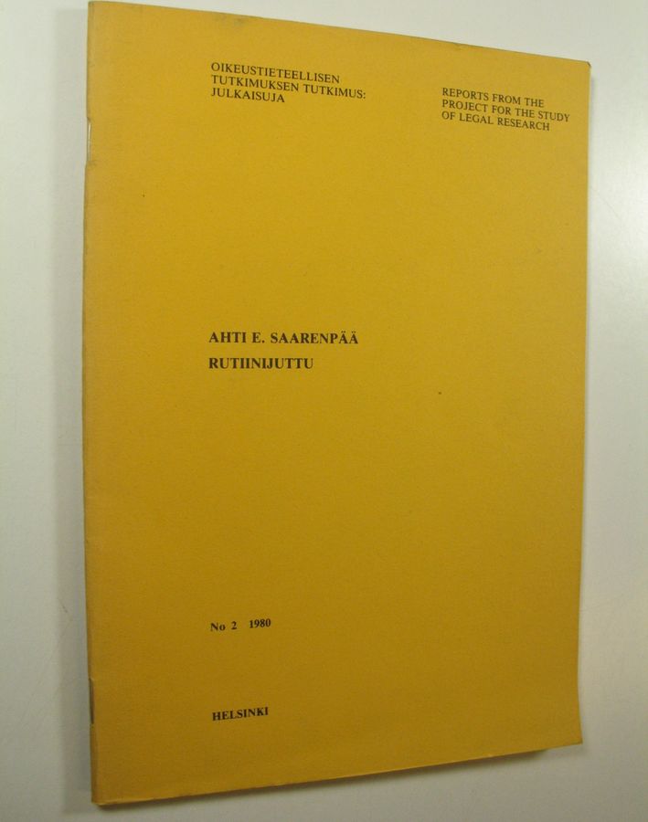 Rutiinijuttu