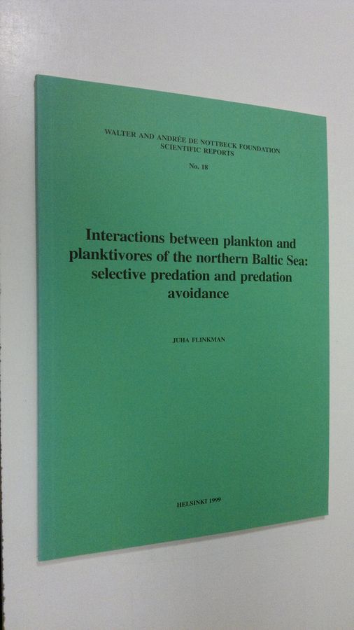 Interactions between plankton and planktivores of the northern Baltic Sea