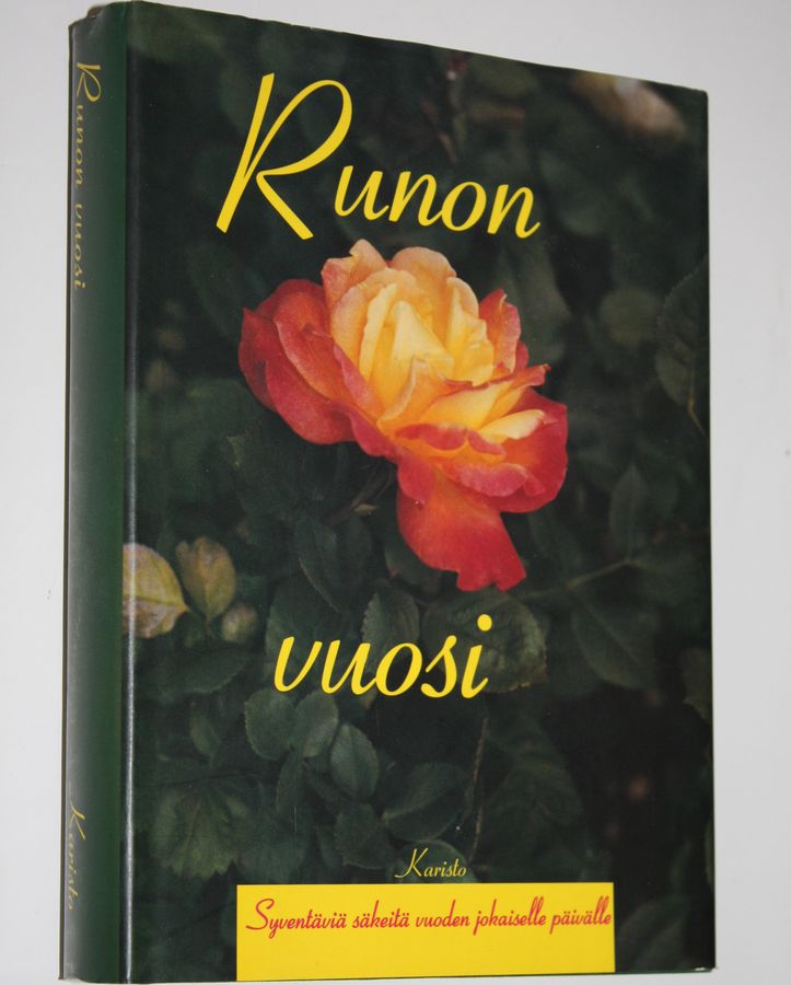Hannu (toim.) Sarrala : Runon vuosi : runoja ja säkeitä vuoden varrella
