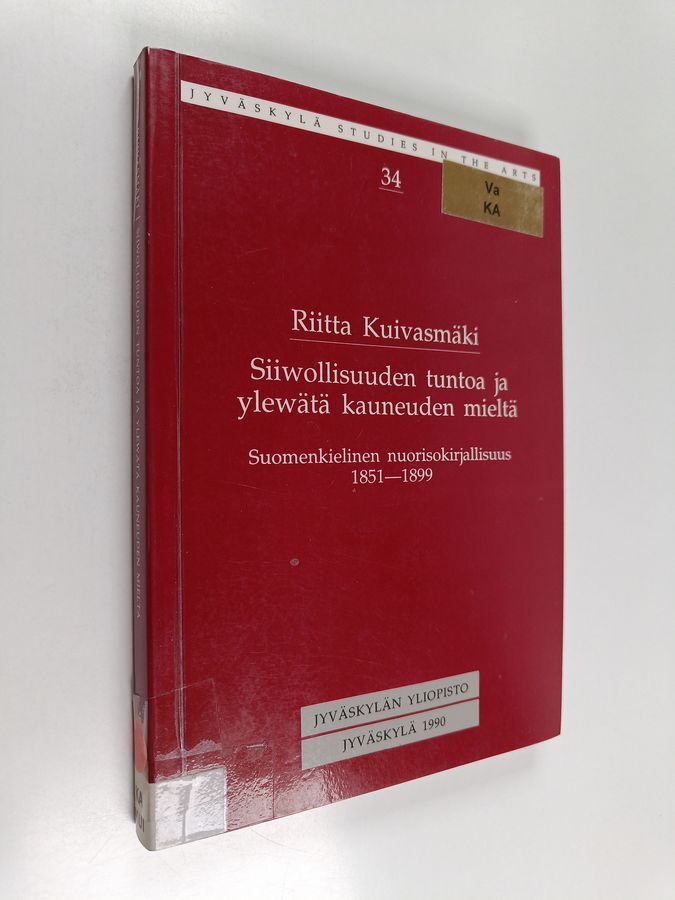 Siiwollisuuden tuntoa ja ylewätä kauneuden mieltä