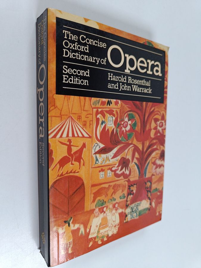 The concise Oxford dictionary of opera
