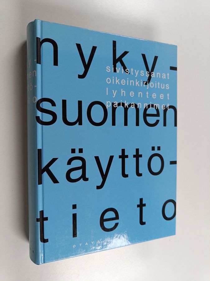 Nykysuomen käyttötieto