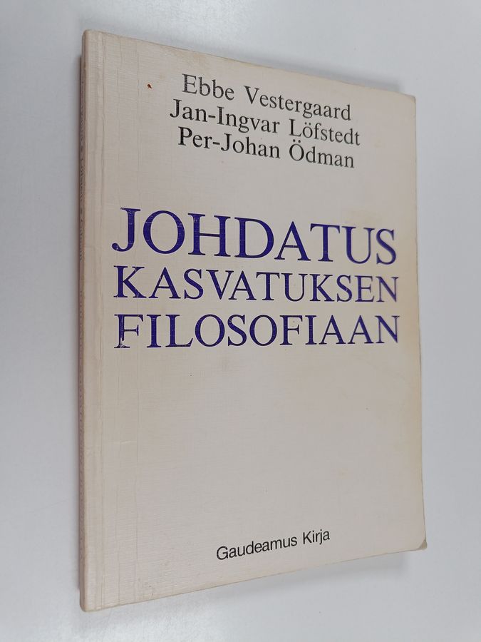 Johdatus kasvatuksen filosofiaan
