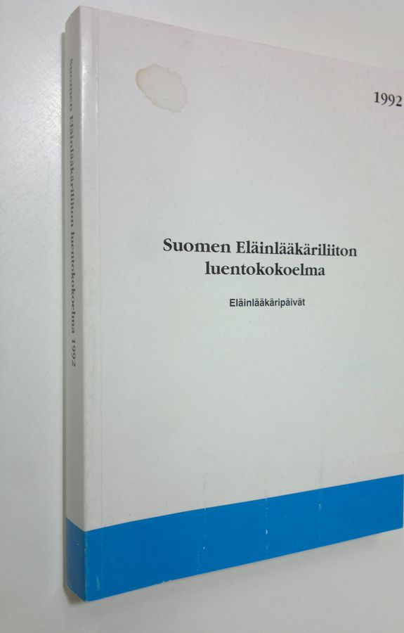 Suomen eläinlääkäriliiton luentokokoelma 1992.