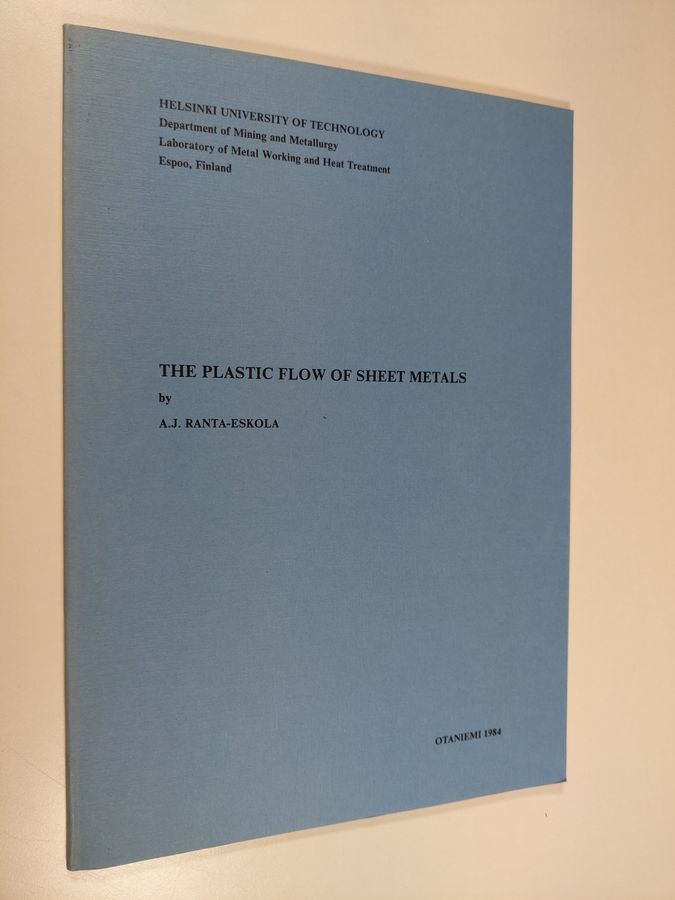 The plastic flow of sheet metals