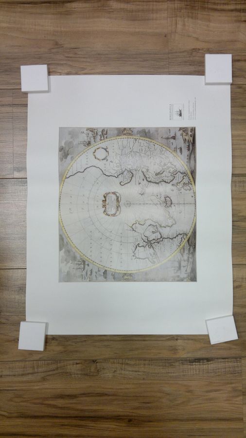 Hendrick Hondius : Poli Arctici 1630, amsterdam, Atlas sive cosmographicae - JNY