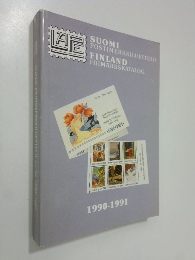 LaPe Suomi postimerkkiluettelo 1990-91.