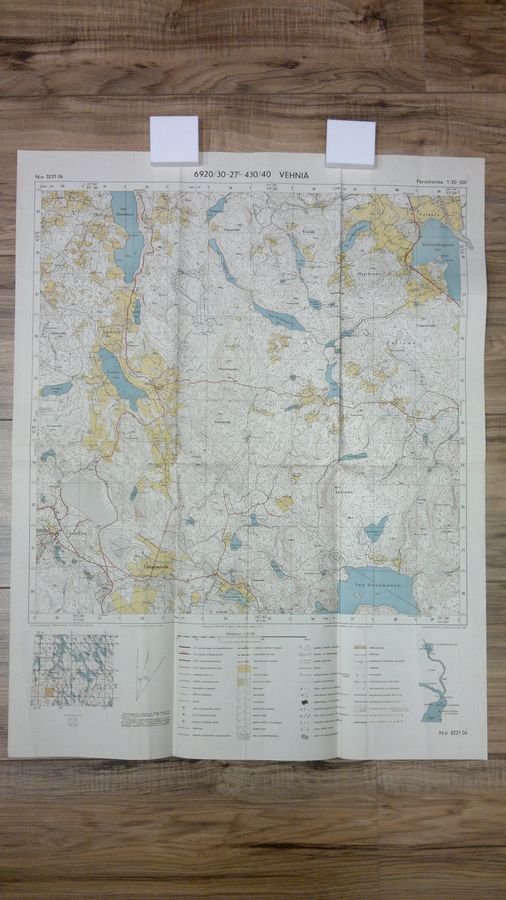 A ym. (kartoitus) Jaskari : Vehniä 1:20000 n:o 3221 04