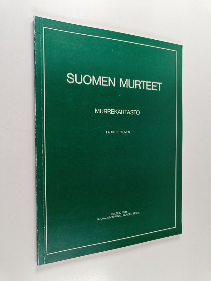 Lauri Kettunen : Suomen murteet : Murrekartasto