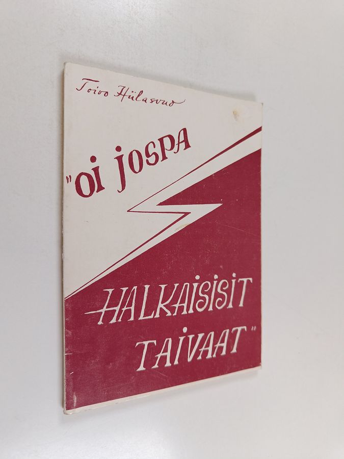 "Oi jospa halkaisisit taivaat..."