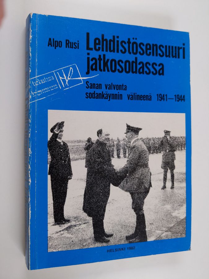 Lehdistösensuuri jatkosodassa