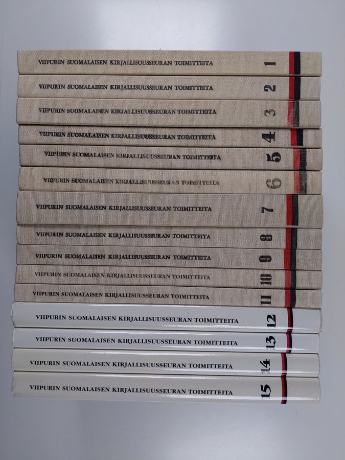Viipurin suomalaisen kirjallisuusseuran toimitteita 1-15