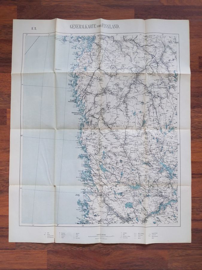 Generalkarte von Finnland E2, 1:300000