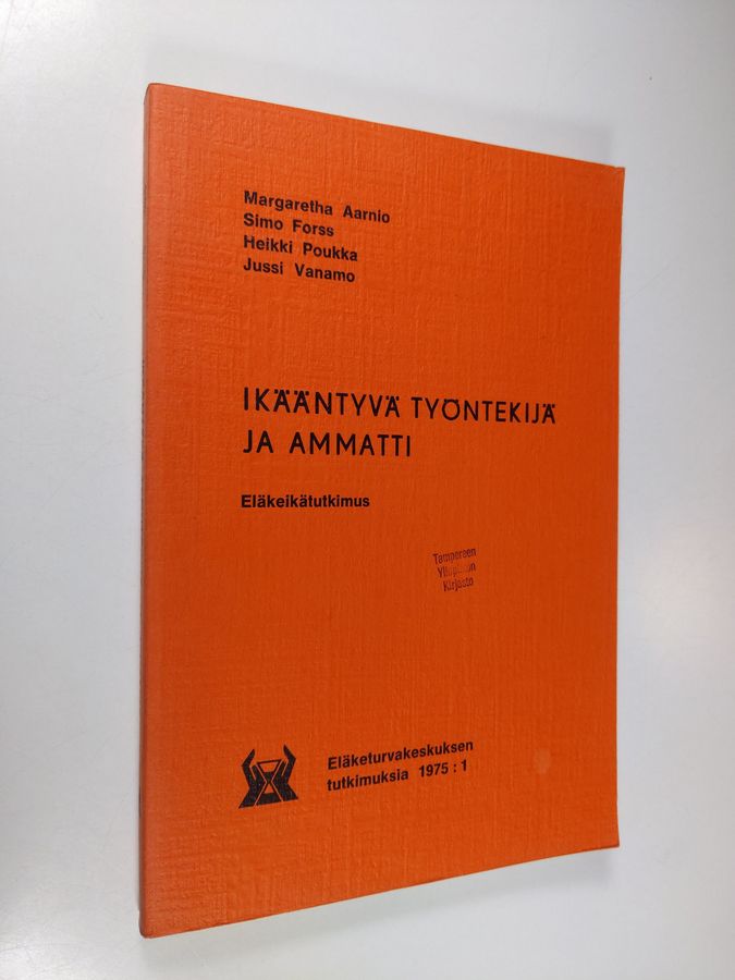 Ikääntyvä työntekijä ja ammatti