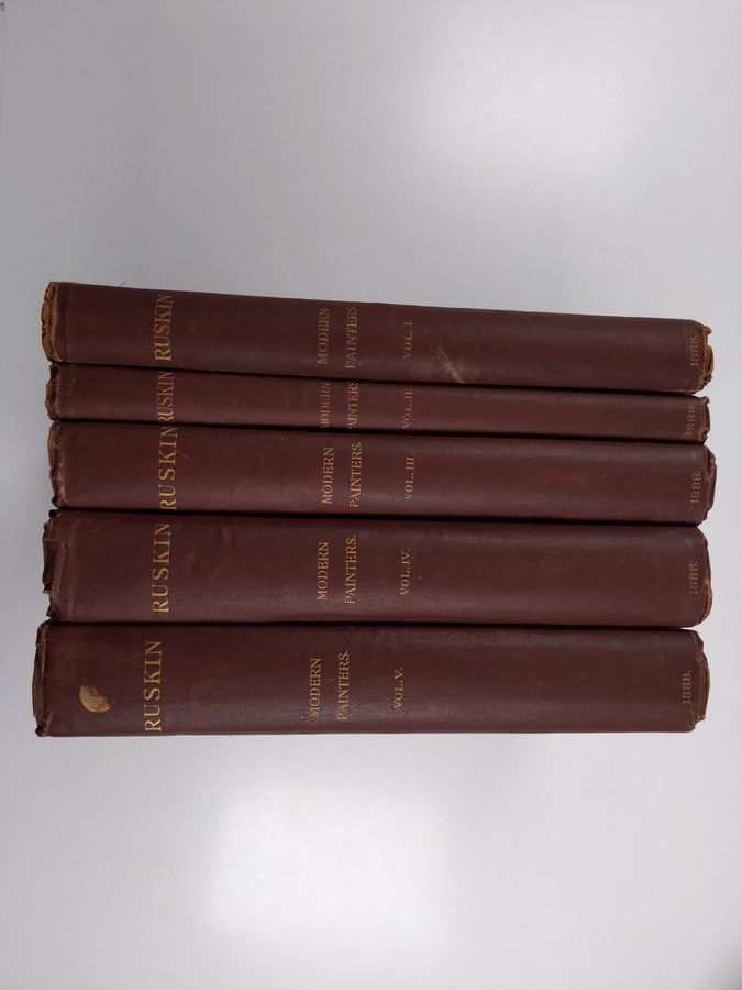 John Ruskin : Modern painters vol. 1-5