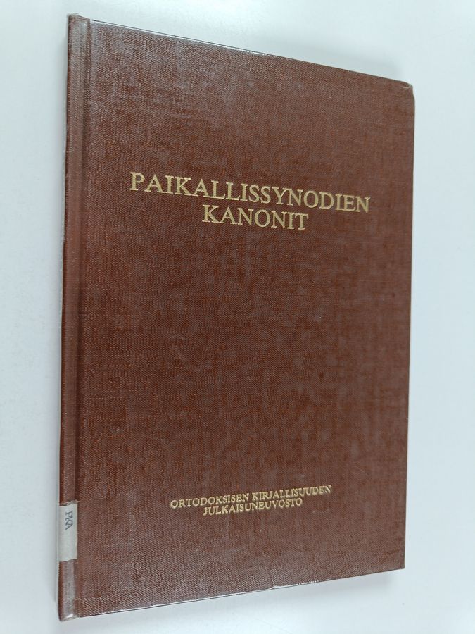 Paikallissynodien kanonit