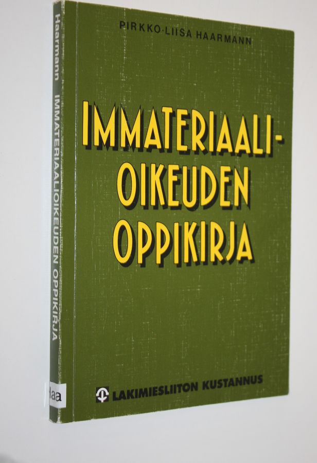 Immateriaalioikeuden oppikirja
