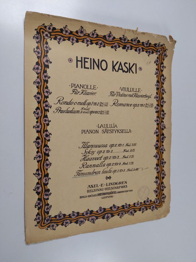 Heino Kaski : Timandran laulu