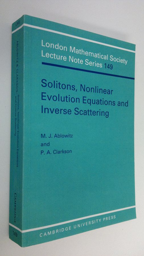 Solitons, Nonlinear Evolution Equations and Inverse Scattering
