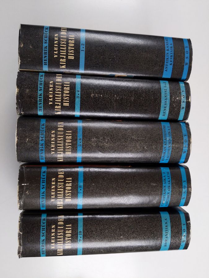 Henrik Schuck : Yleinen kirjallisuuden historia 1-10
