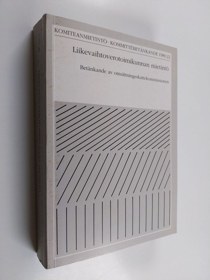 Liikevaihtoverotoimikunnan mietintö =