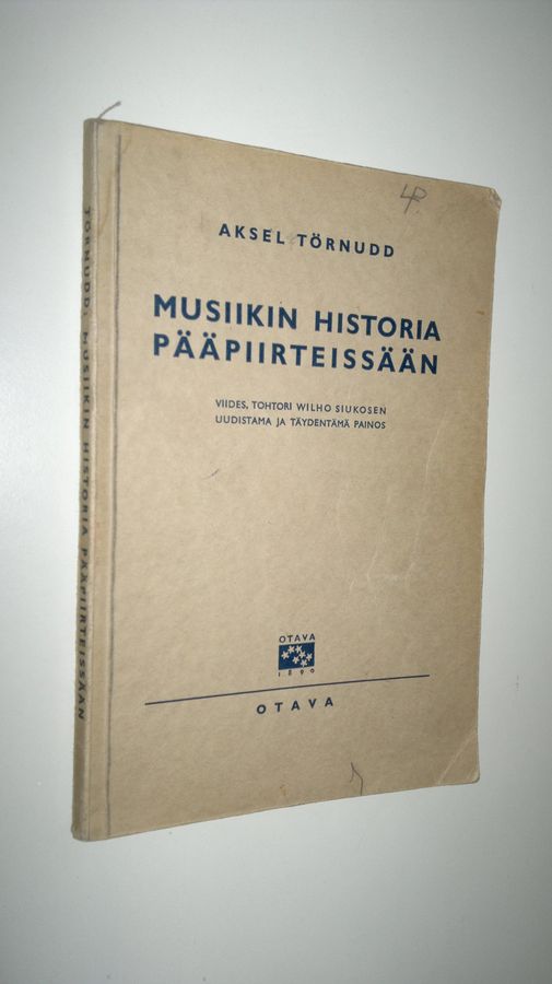 Musiikin historia pääpiirteissään seminaareja ja musiikinharrastajia varten