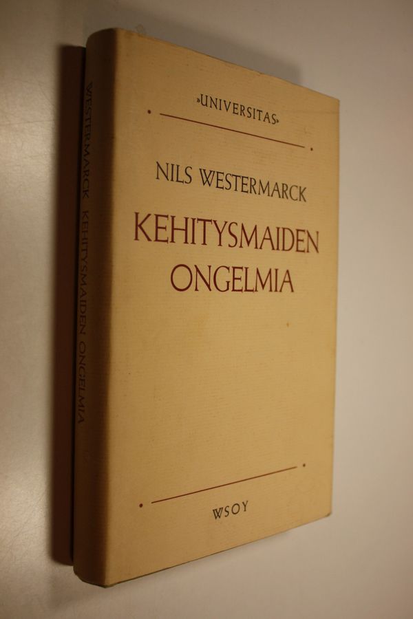 Nils Westermarck : Kehitysmaiden ongelmia