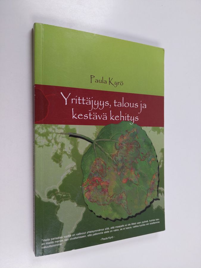 Yrittäjyys, talous ja kestävä kehitys