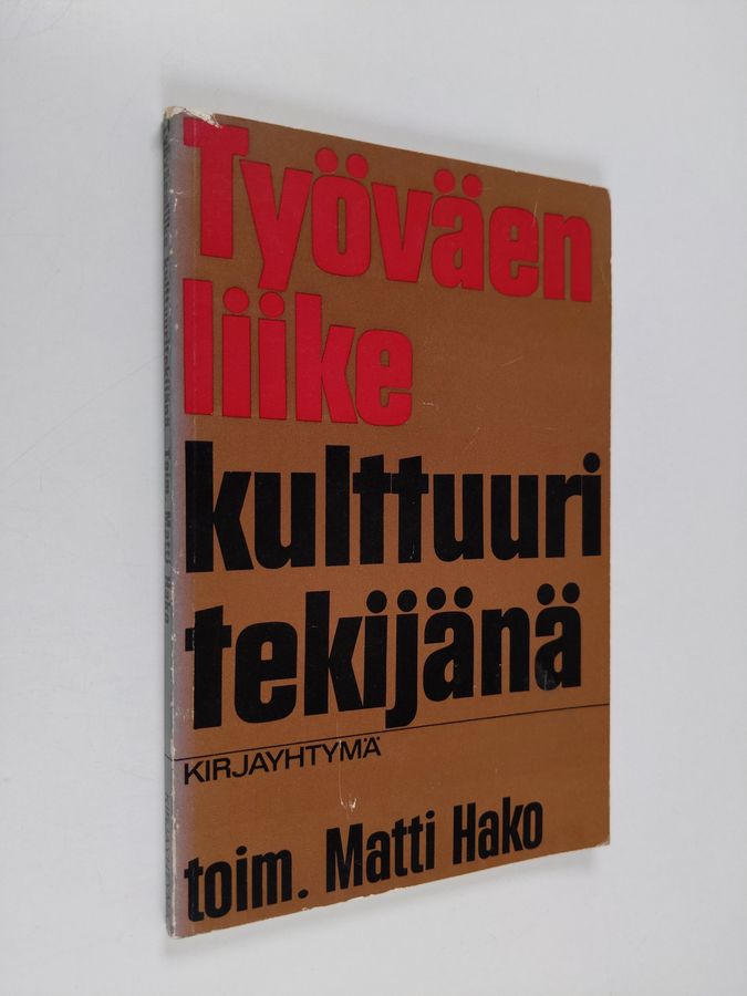Työväenliike kulttuuritekijänä