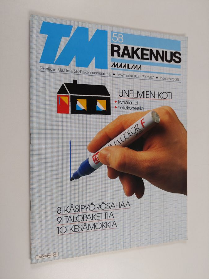 Tekniikan maailma 5B/1987 : rakennusmaailma