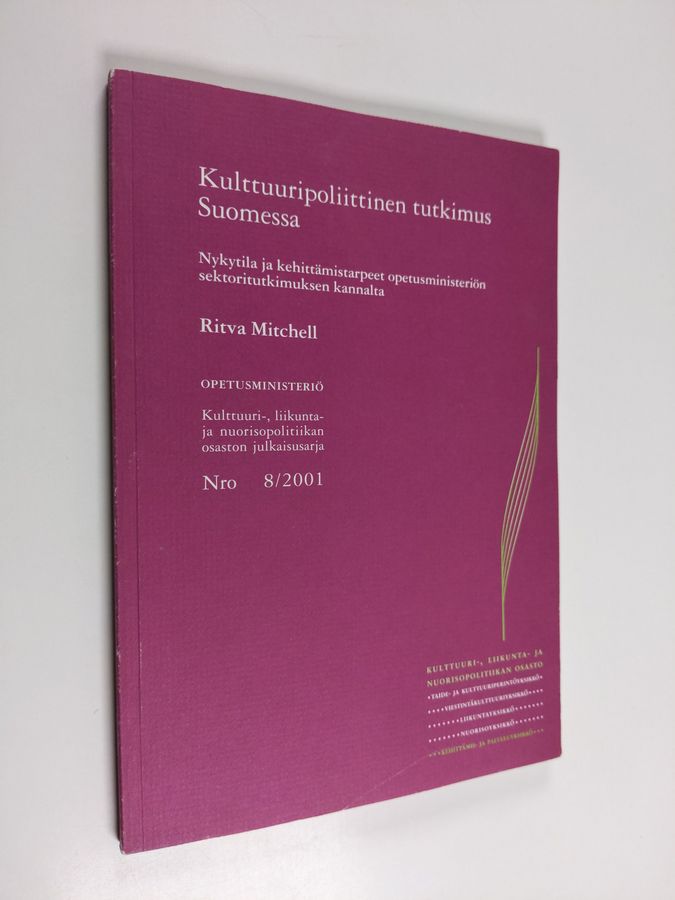 Kulttuuripoliittinen tutkimus Suomessa