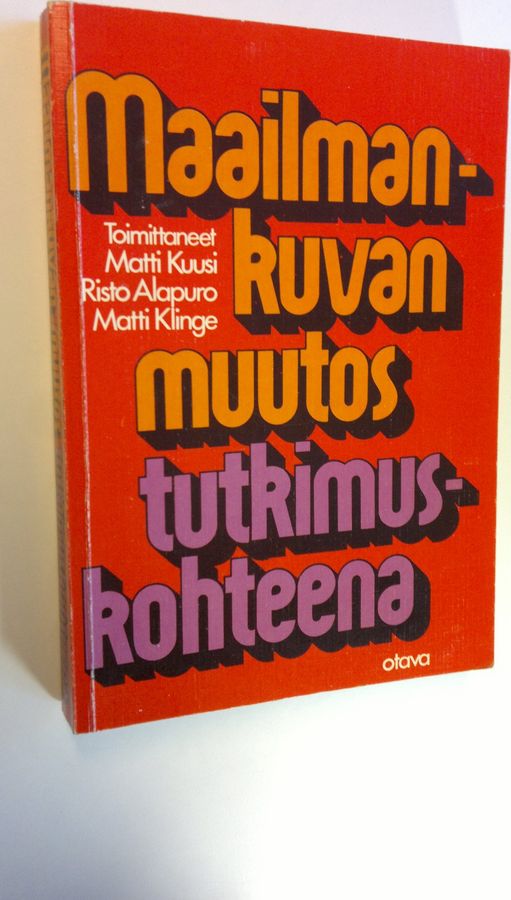 Maailmankuvan muutos tutkimuskohteena