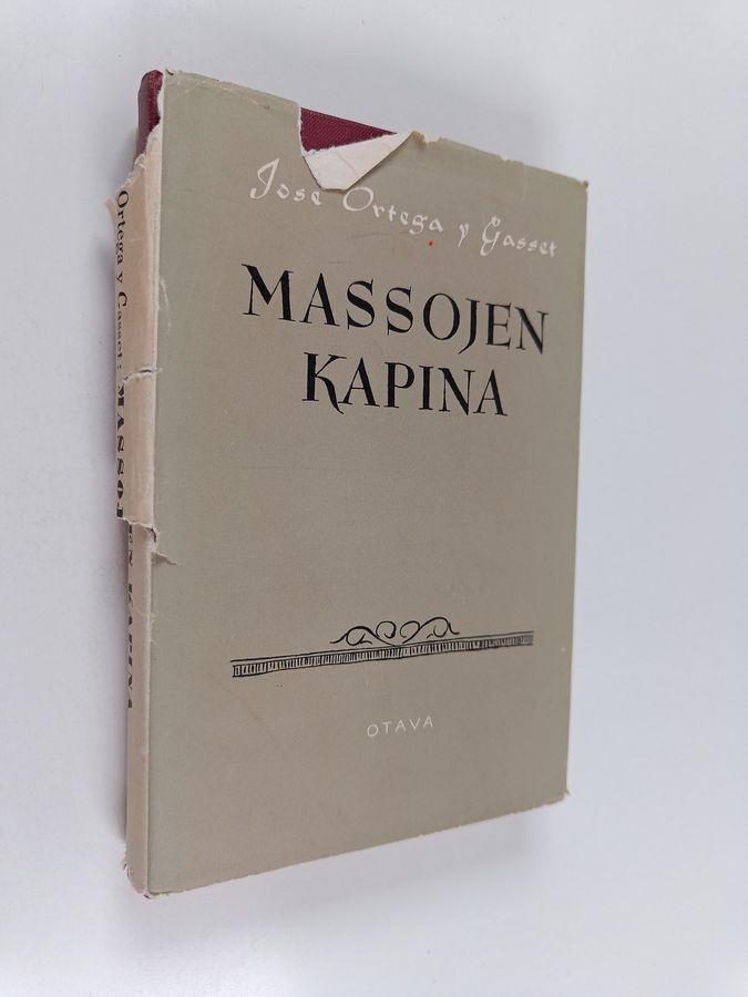 Jose Ortega y Gasset : Massojen kapina