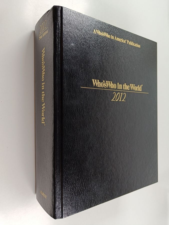 Who's Who in the World 2012