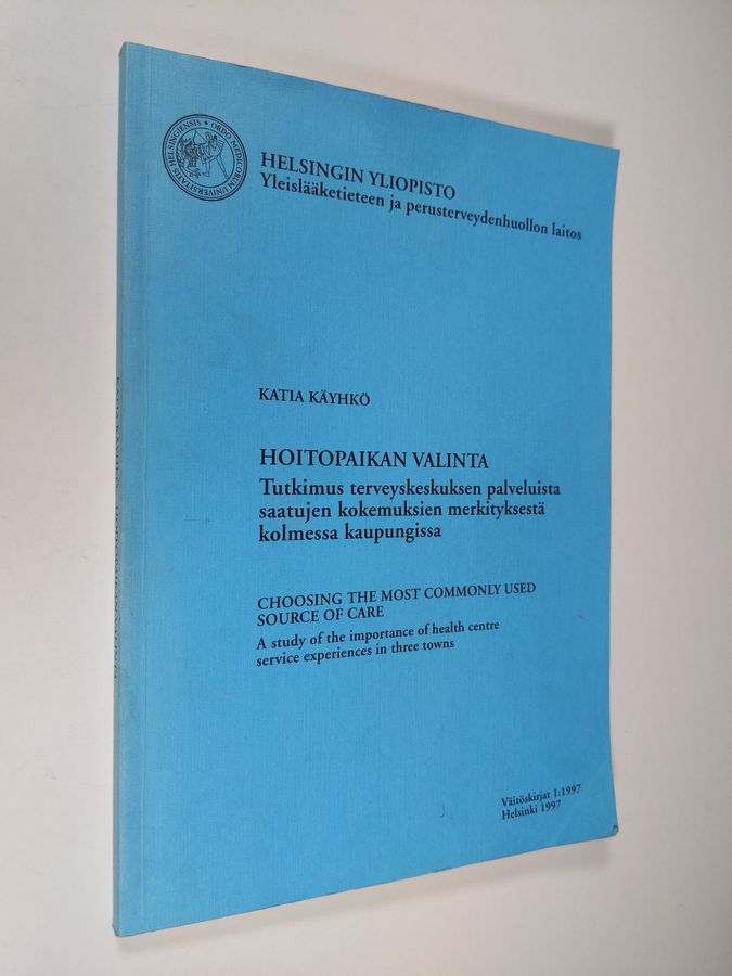 Hoitopaikan valinta