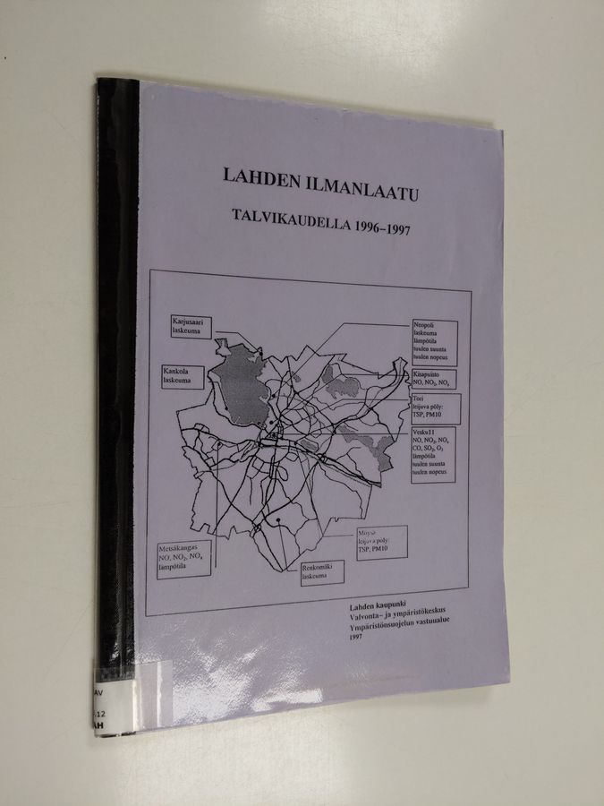 Lahden ilmanlaatu talvikaudella 1996-1997.
