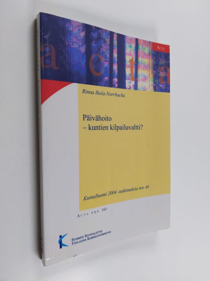 Päivähoito - kuntien kilpailuvaltti?
