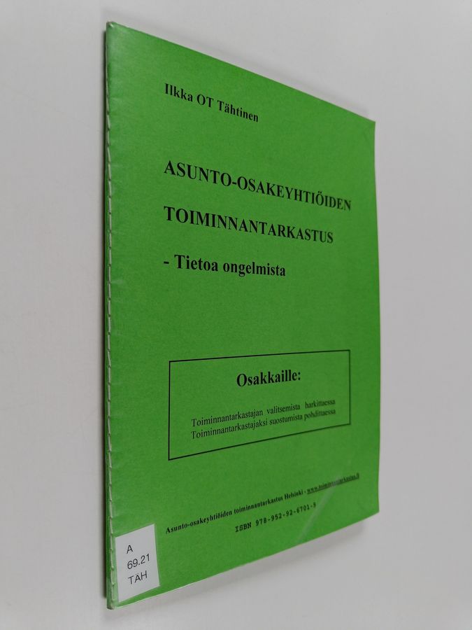 Asunto-osakeyhtiöiden toiminnantarkastus