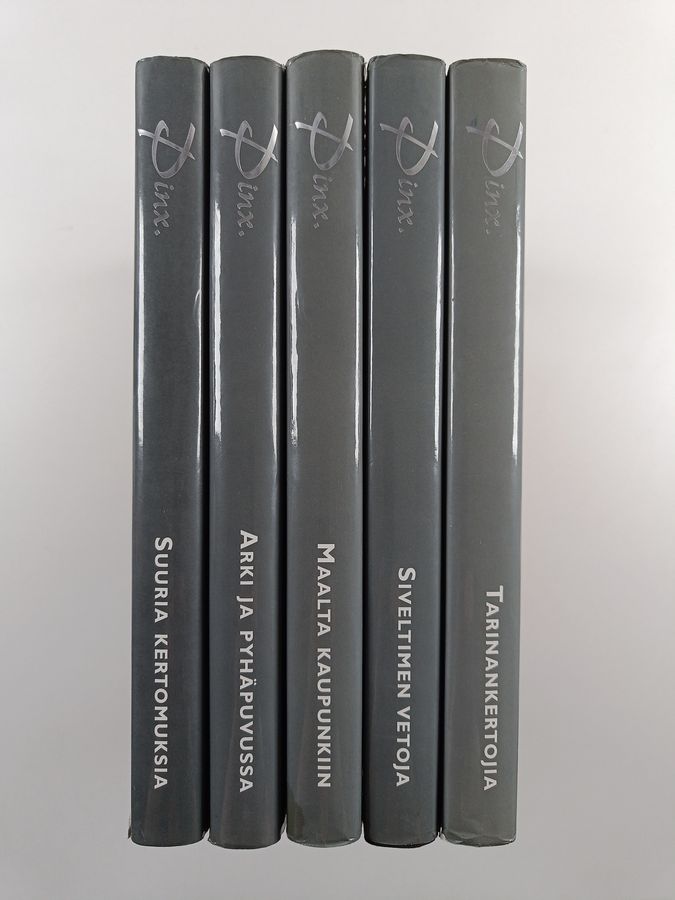 Pinx : maalaustaide Suomessa 1-5 : Suuria kertomuksia ; Arki- ja pyhäpuvussa ; Maalta kaupunkiin ; Siveltimen vetoja ; Tarinankertojia