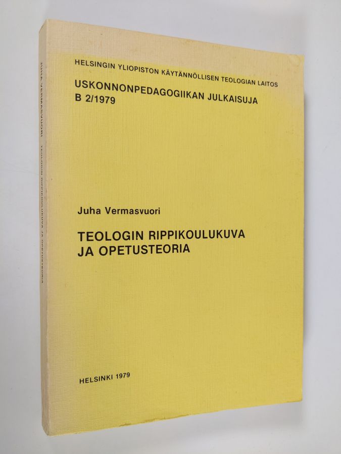 Teologin rippikoulukuva ja opetusteoria