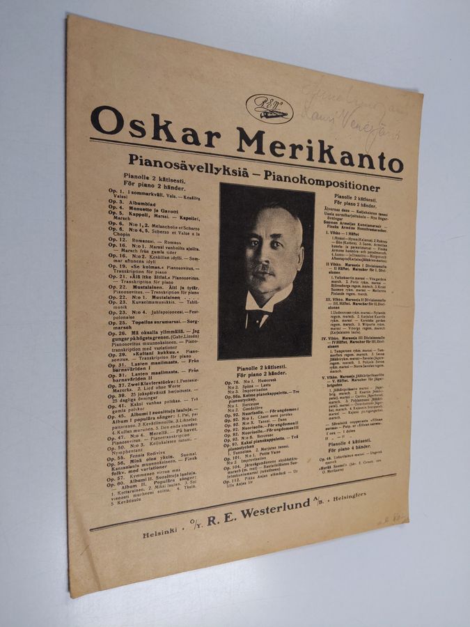 Oskar Merikanto : Pianosävellyksiä = Pianokompositioner : Op. 31 : Lasten maailmasta = Från barnavärlden 2