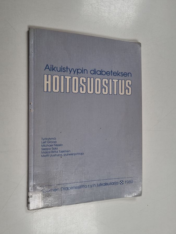 Aikuistyypin diabeteksen hoitosuositus