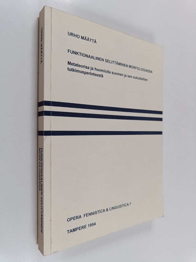 Funktionaalinen selittäminen morfologiassa