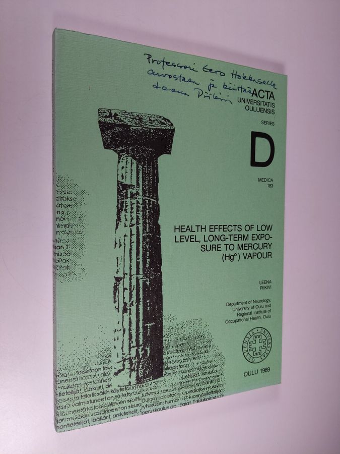 Health effects of low level, long-term exposure to mercury (Hg ) vapour